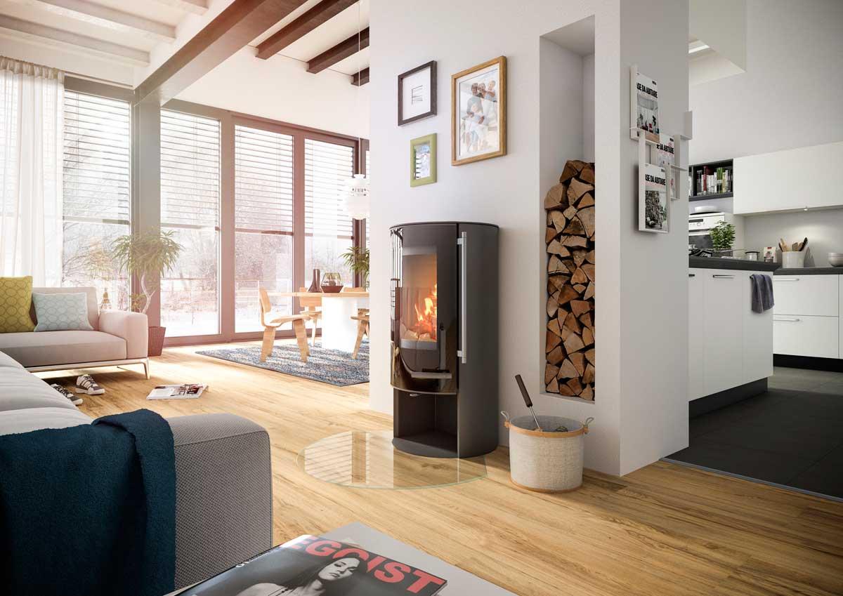 stove Drooff Aprica 2 Trend black steel