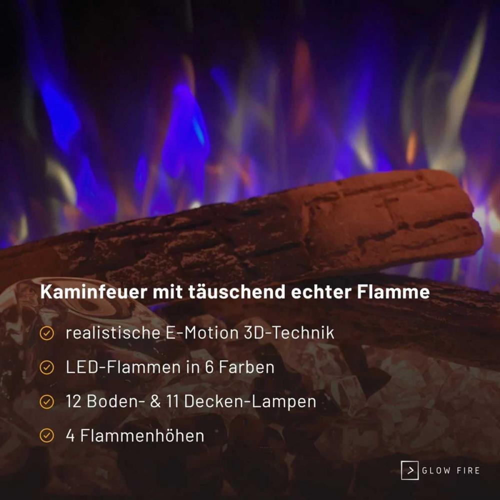 Glow Fire Elektrokamin Portia 2-seitig