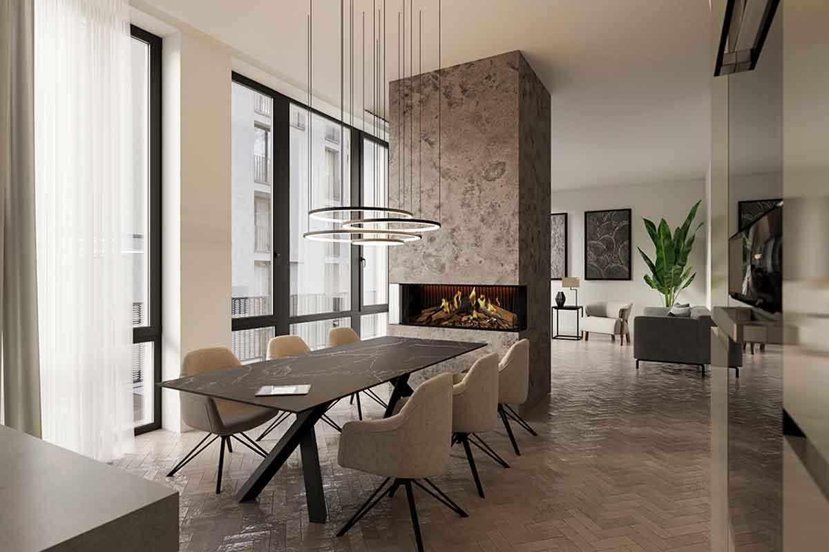 Elektro-Einbaukamin DRU Virtuo 100/3 Evolve