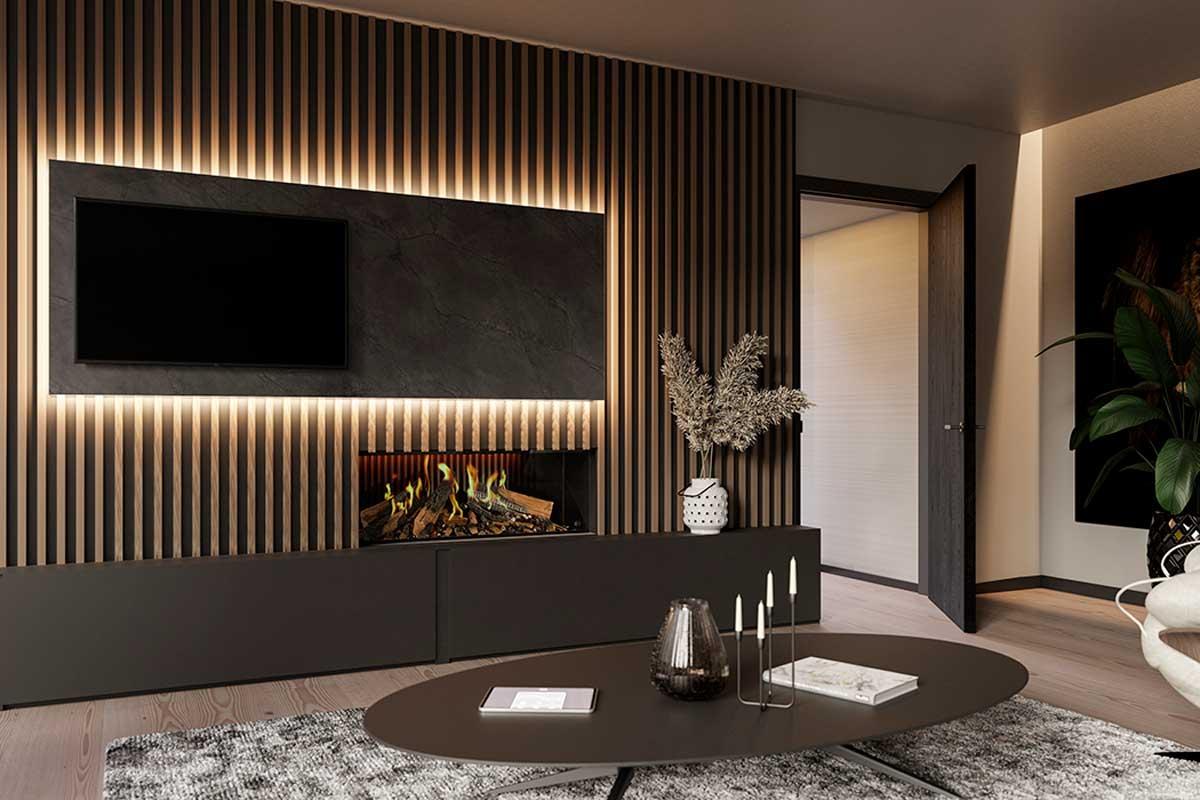 Elektro-Einbaukamin DRU Virtuo 100 Evolve