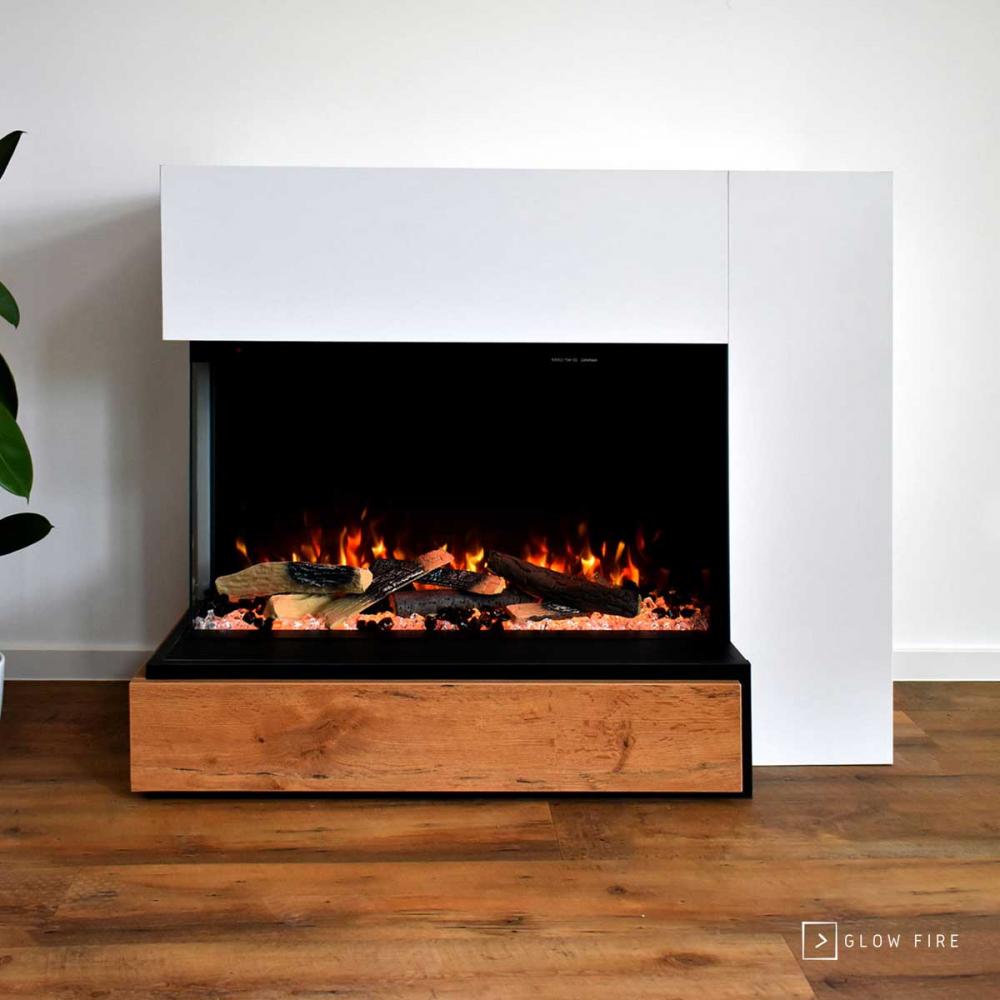 Electric fireplace Portia 2 sided