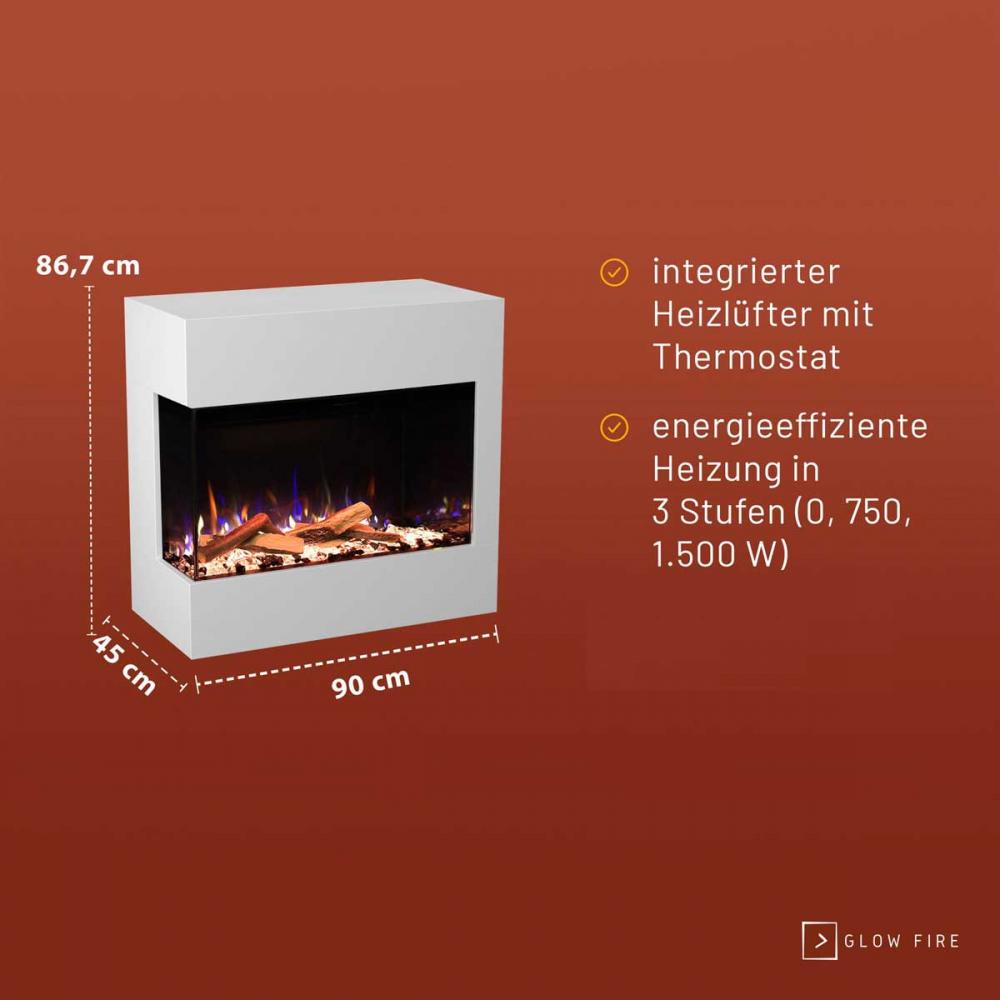 Glow Fire Elektrokamin Portia Mini
