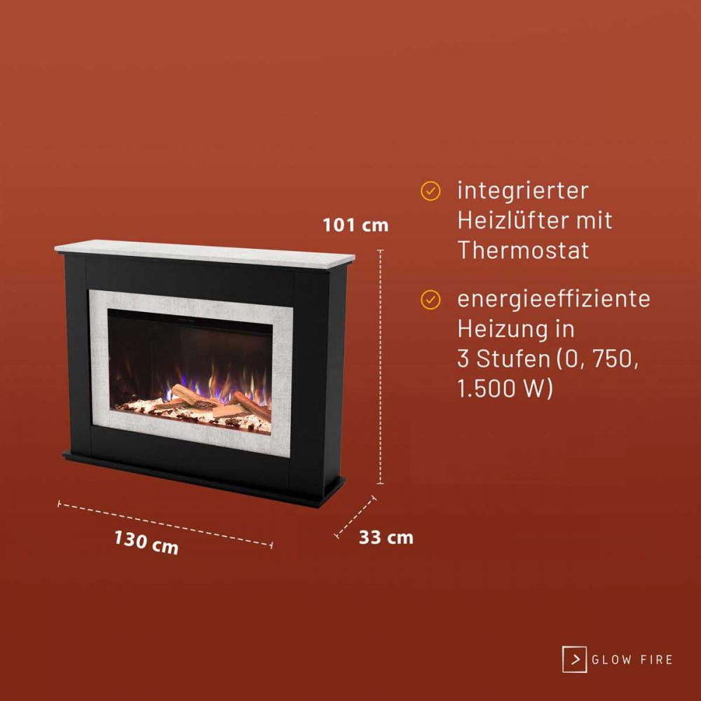Glow Fire Elektrokamin PR6 3D