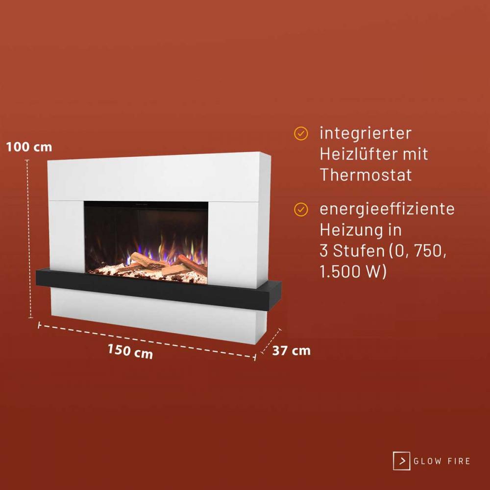 Glow Fire Elektrokamin PR9 3D