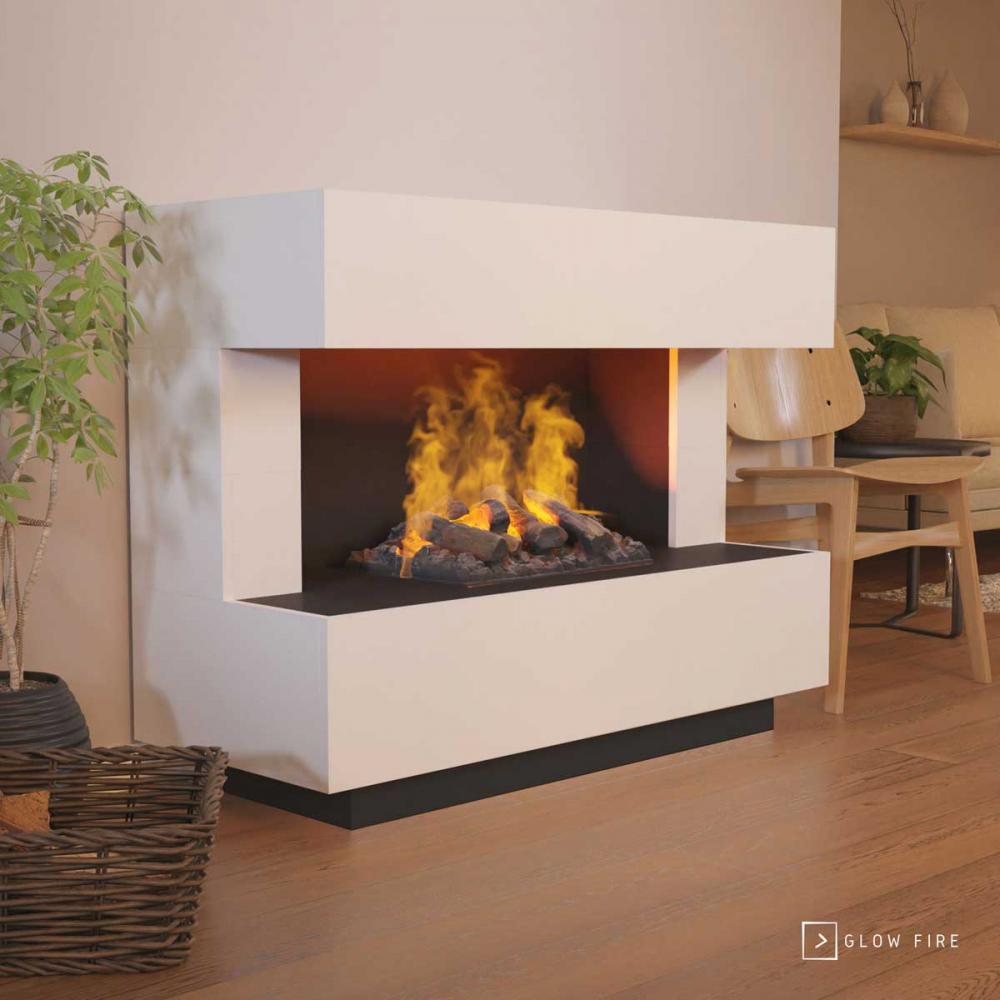 Glow Fire Elektrokamin Kant OMC 500 mit Holz