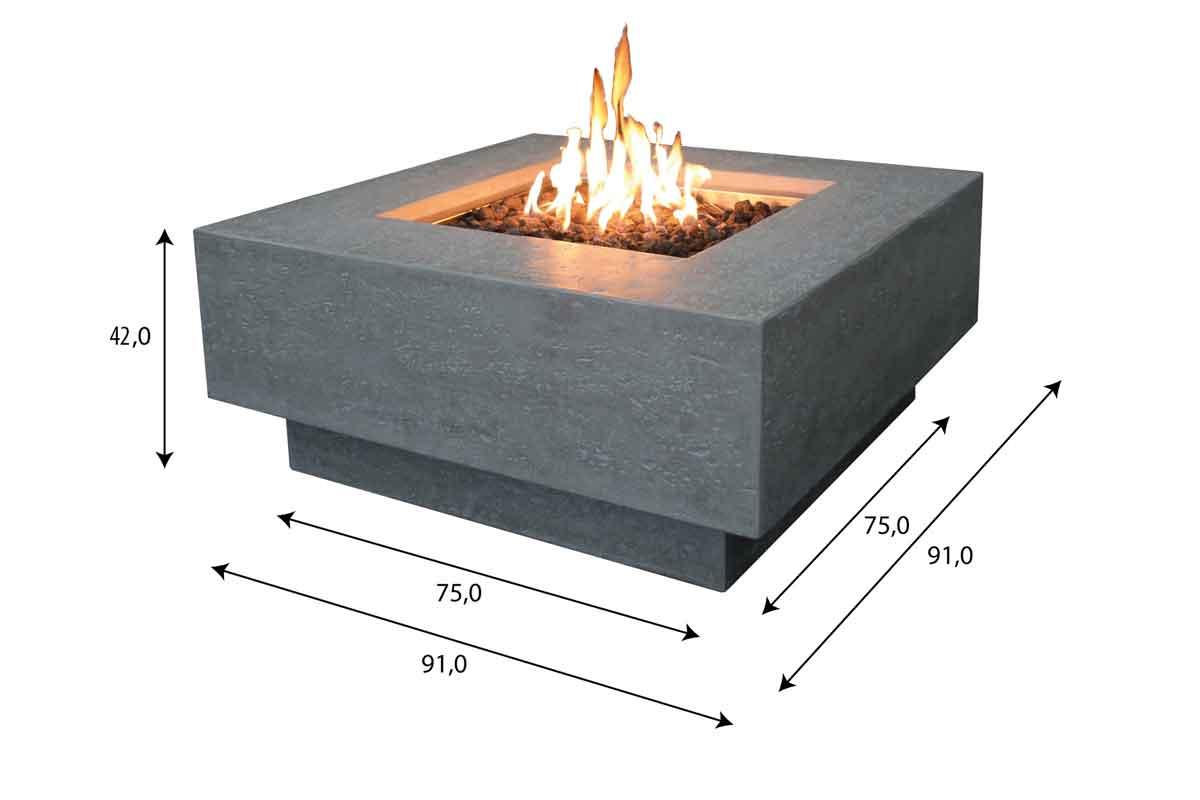 Elementi gas fire pit Raung