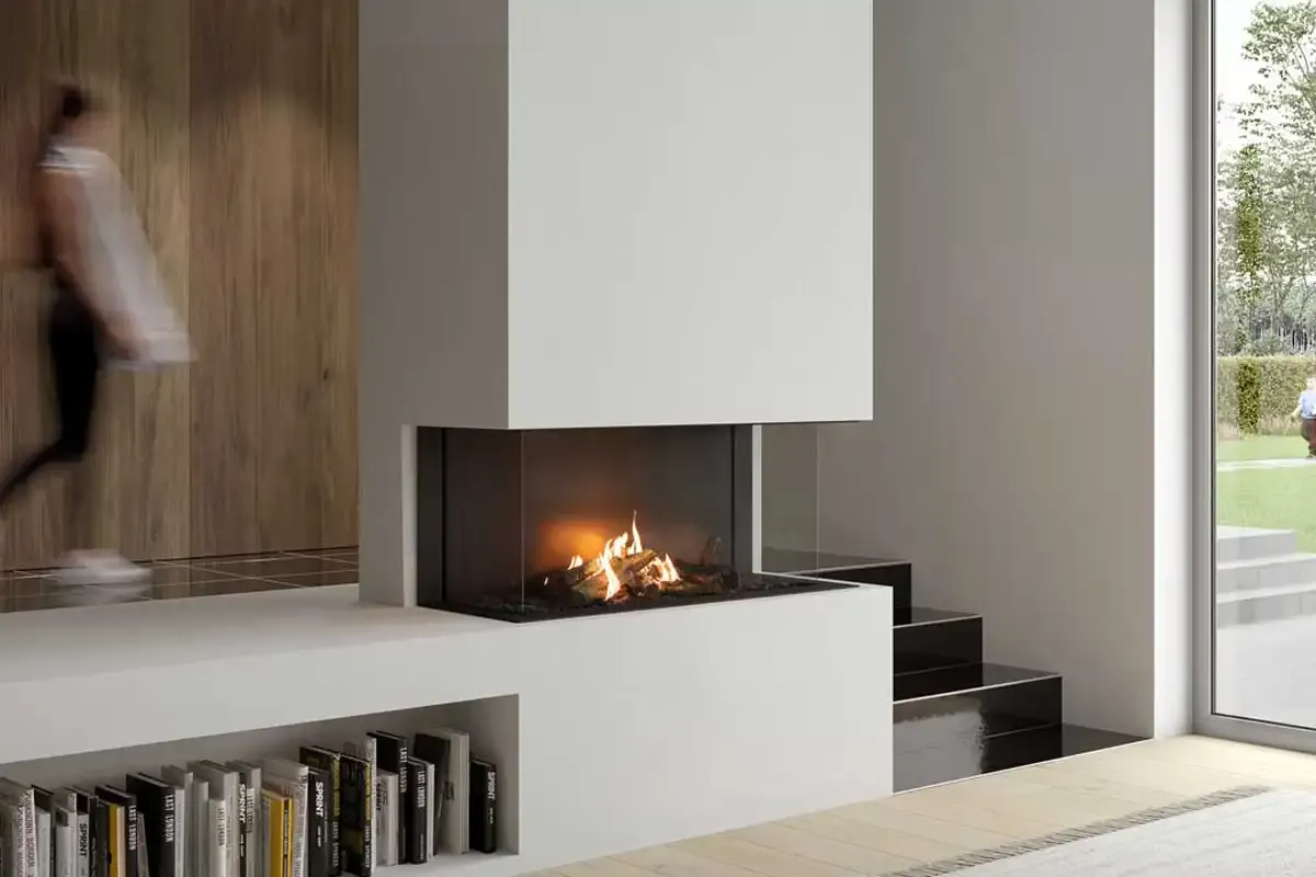 Faber gas fireplace Matrix-Hybrid 1050-500-3