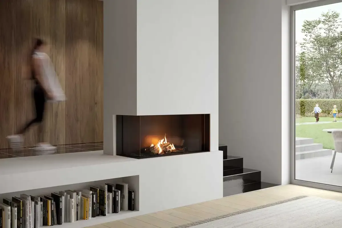 Faber gas fireplace Matrix-Hybrid 1050-500-2