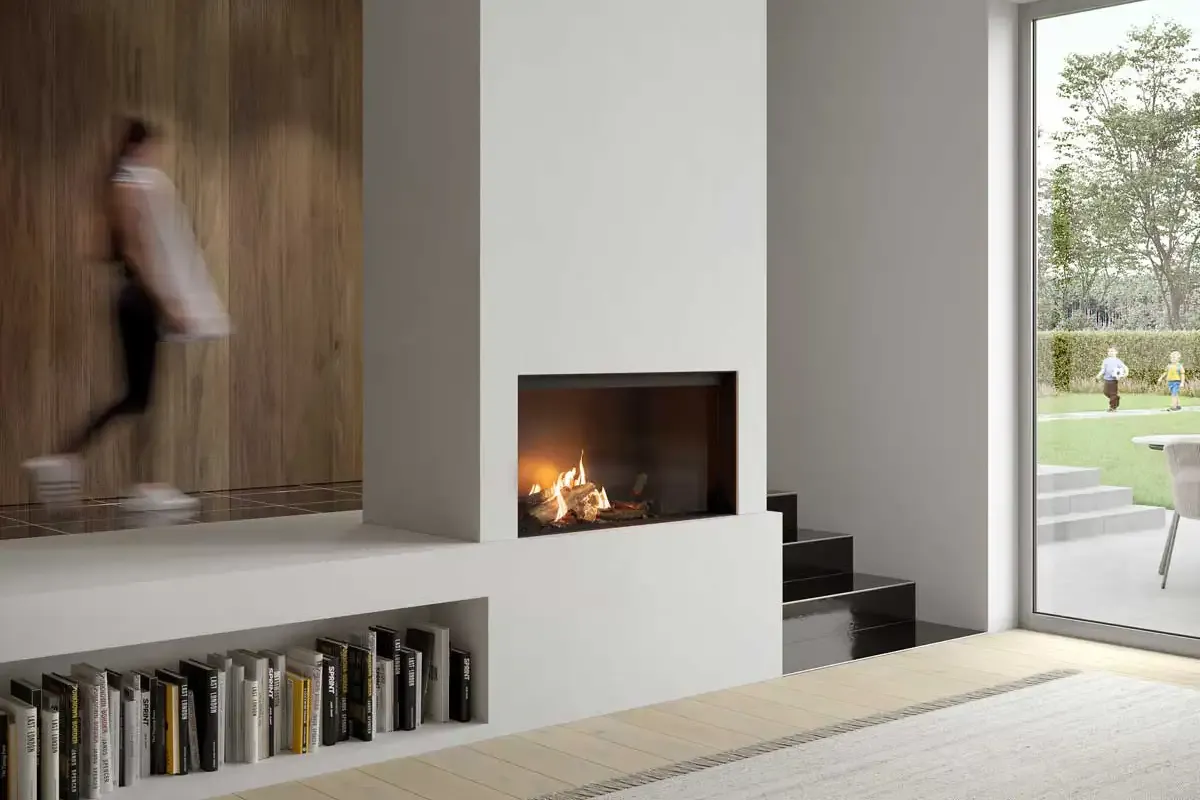 Faber gas fireplace Matrix-Hybrid 1050-500-1