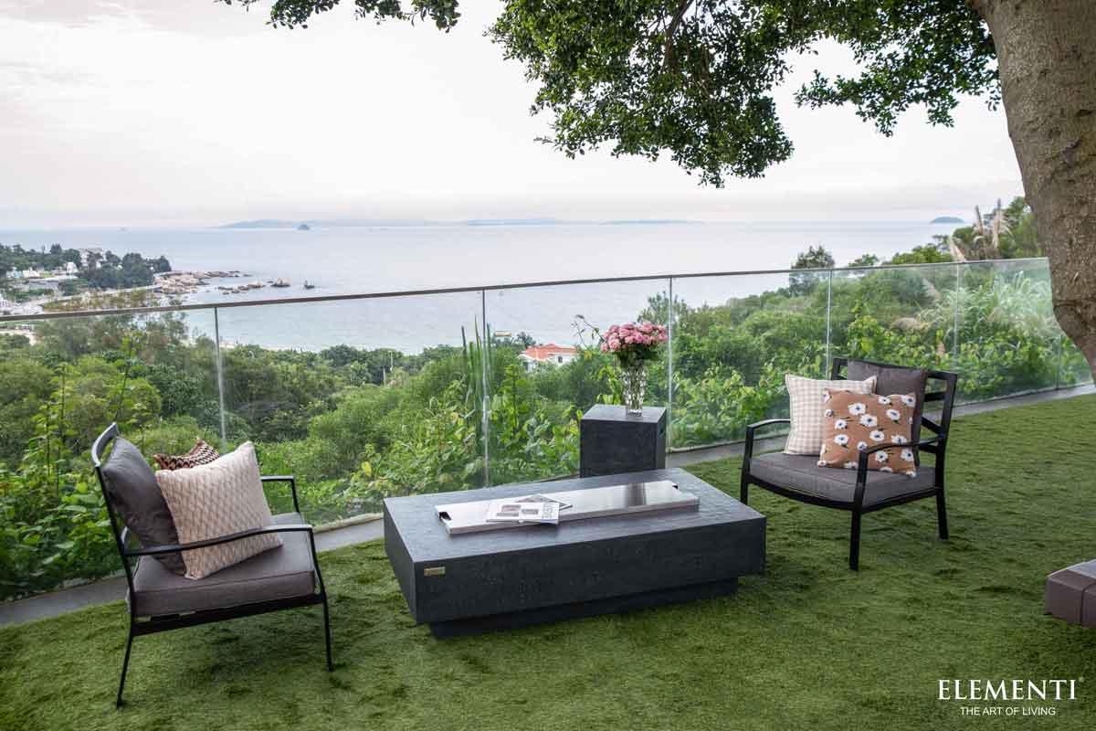 Elementi gas fire pit Vancouver