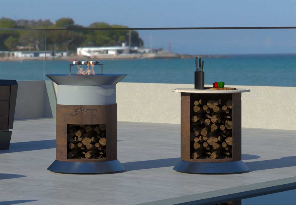Glammfire Grill Feuerstelle BBQ Alba