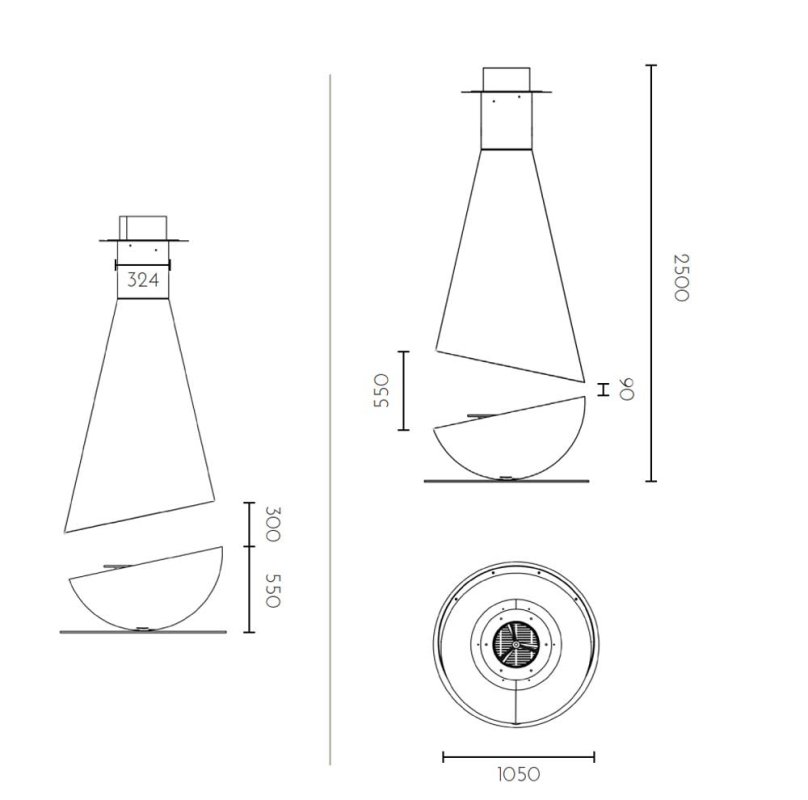 Glammfire Thales Firewood for outdoor