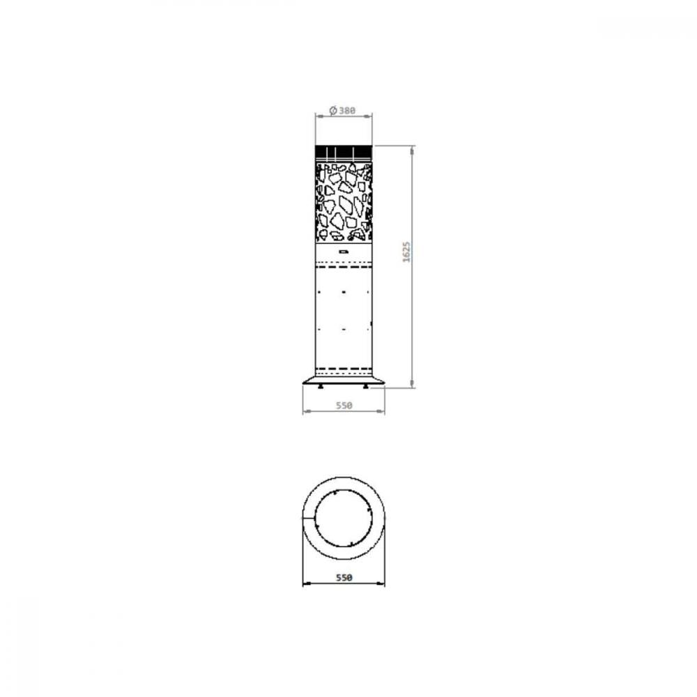 Gas Patio Heater Hyperion Tilefrom Glammfire
