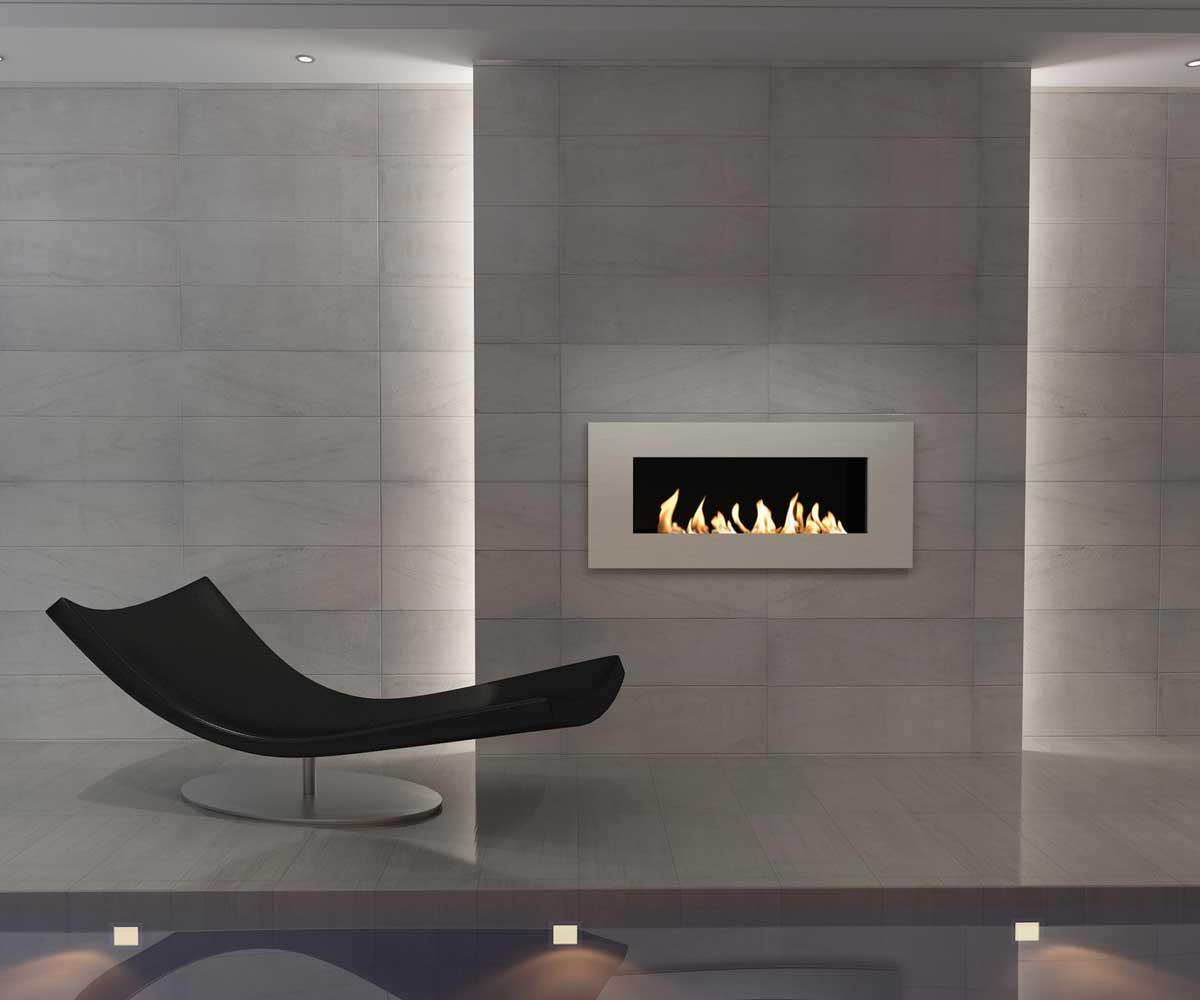 Glammfire bioethanol wall mounted fireplace Apollo