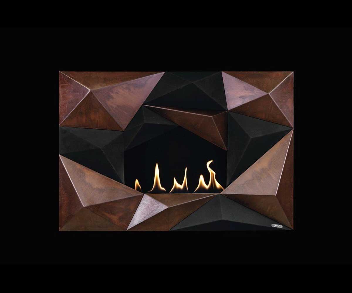 Glammfire Bioethanol-Wandkamin Crystal