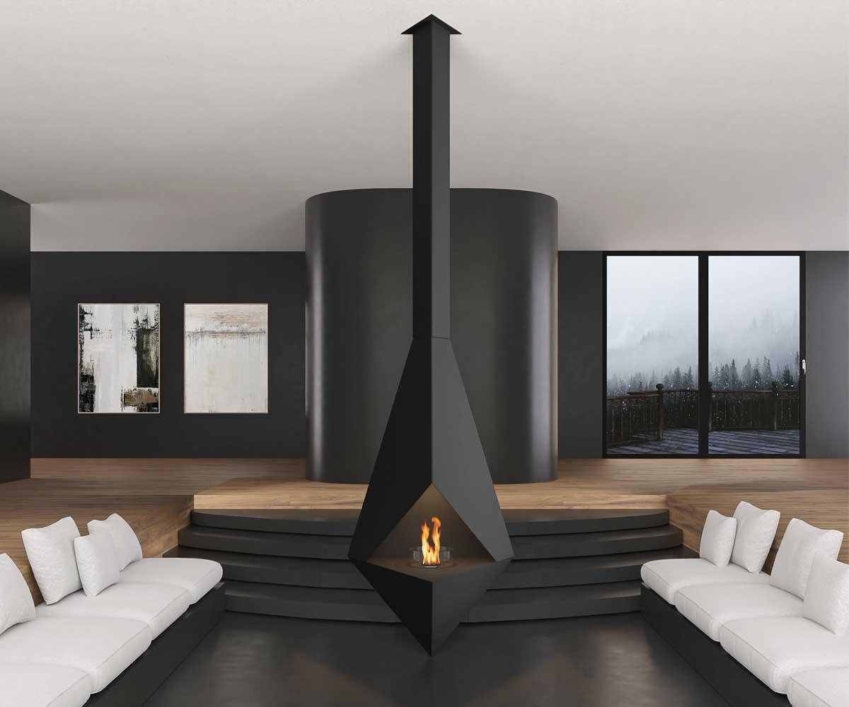 Glammfire Bioethanolkamin Pythagoras