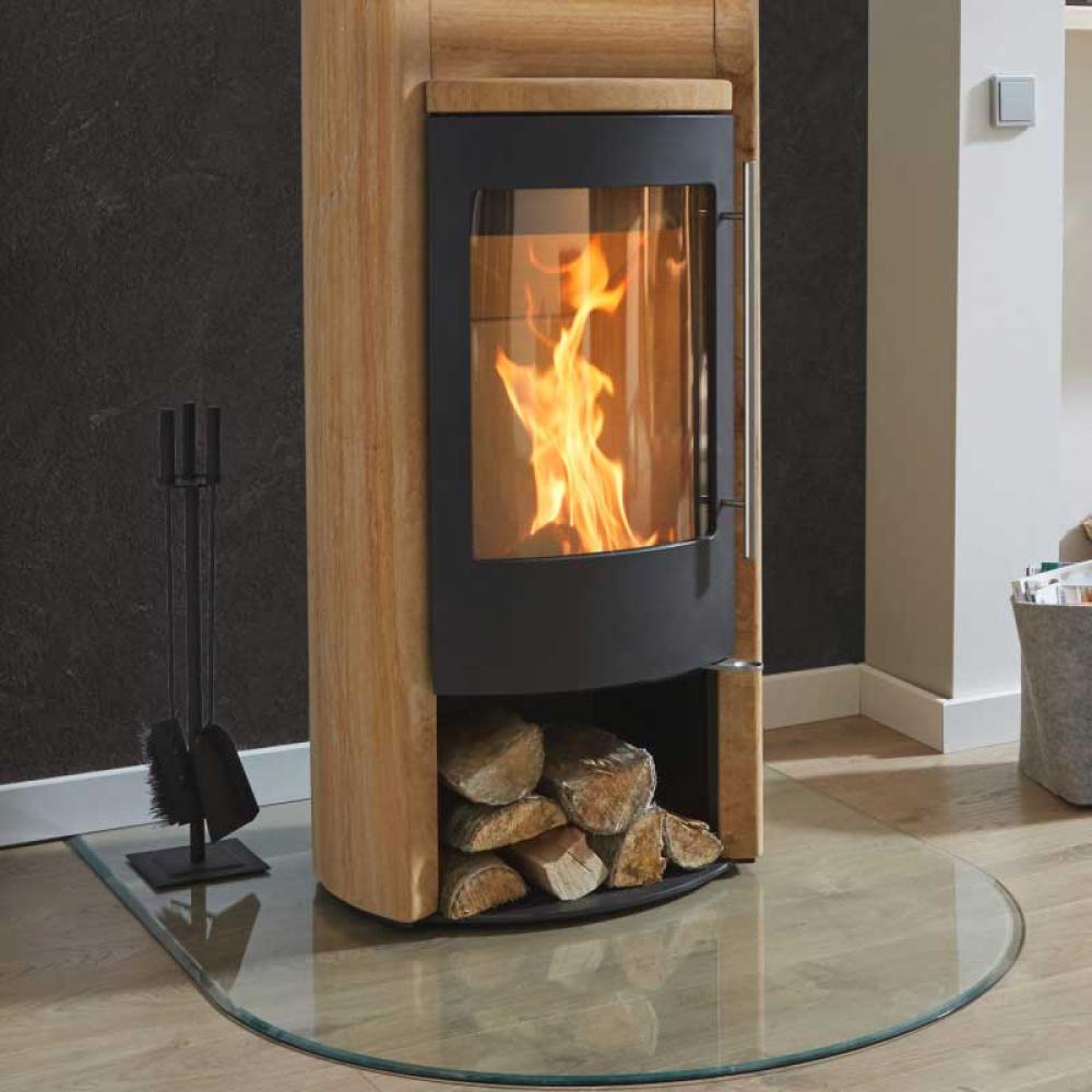 Glass base plate with semicircle 100x120cm