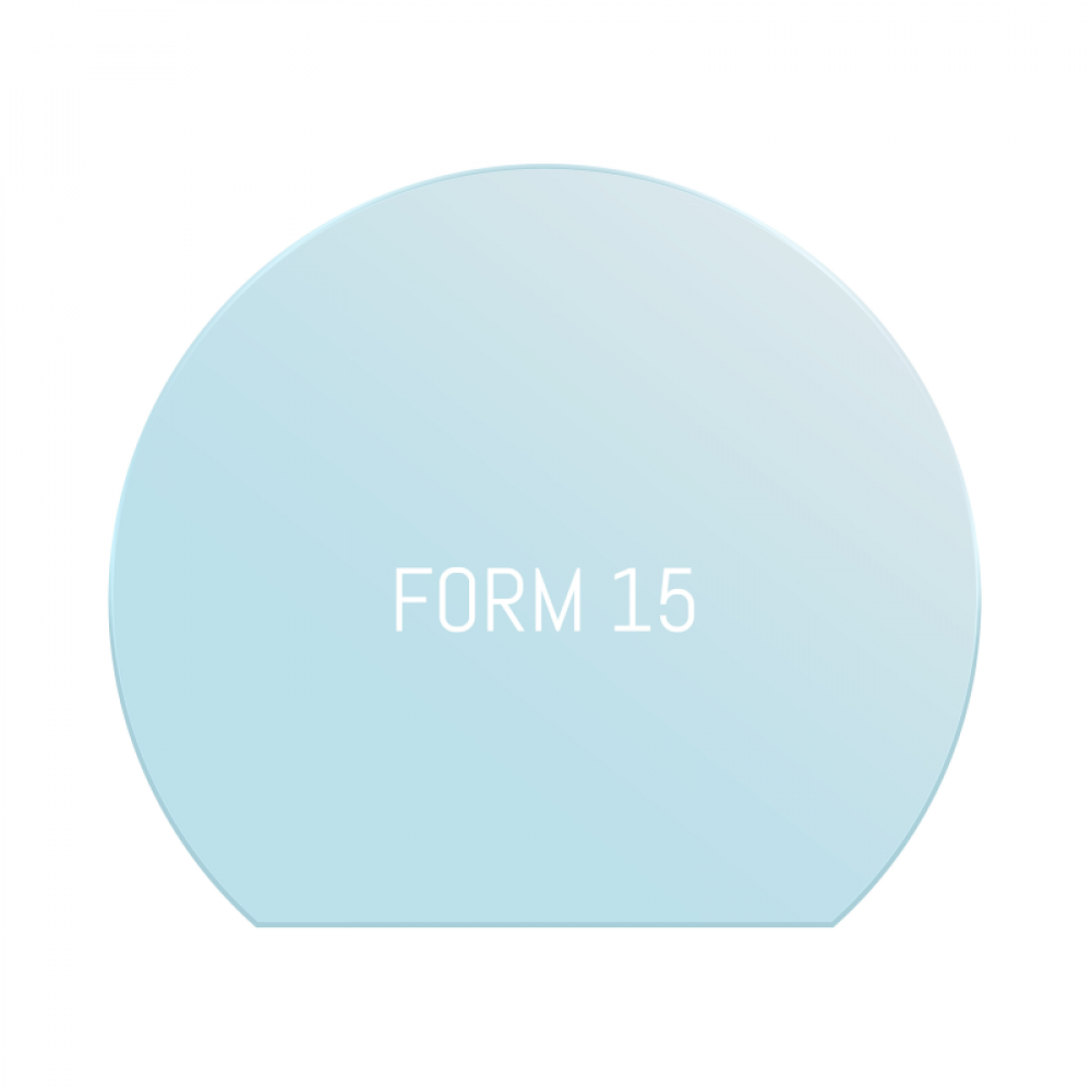 Glasbodenplatte mit Kreisabschnitt 105x120cm