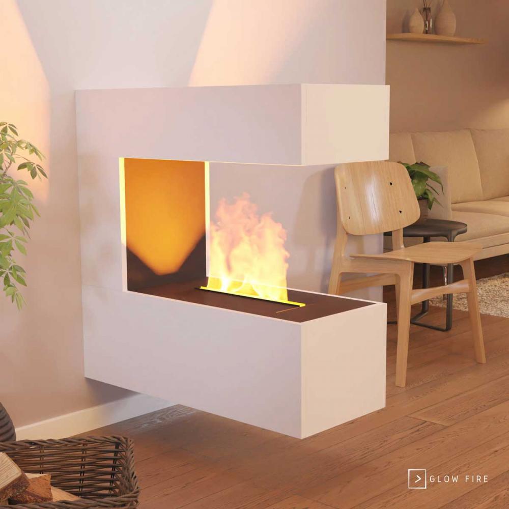 Glow Fire Elektrokamin Schiller Wall