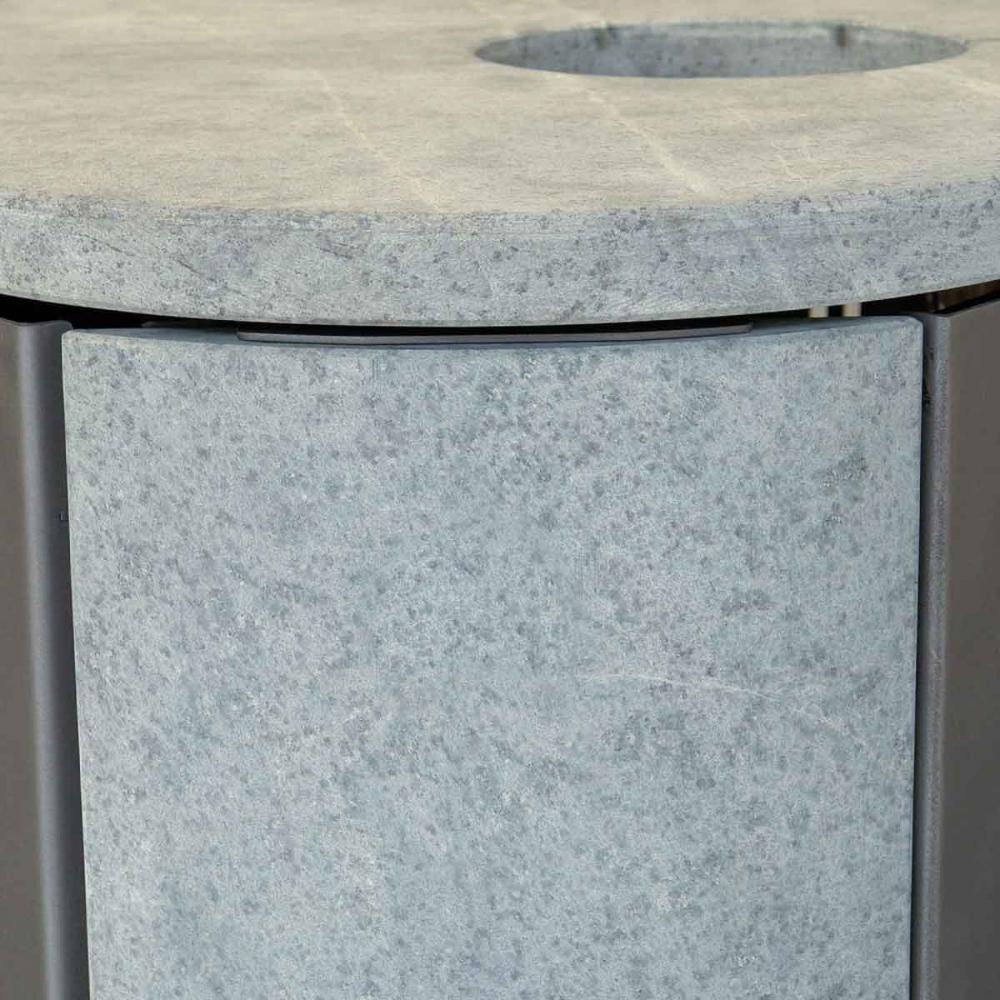 H&M Kaminofen MANGO 2.0 Plus Speckstein-schwarz