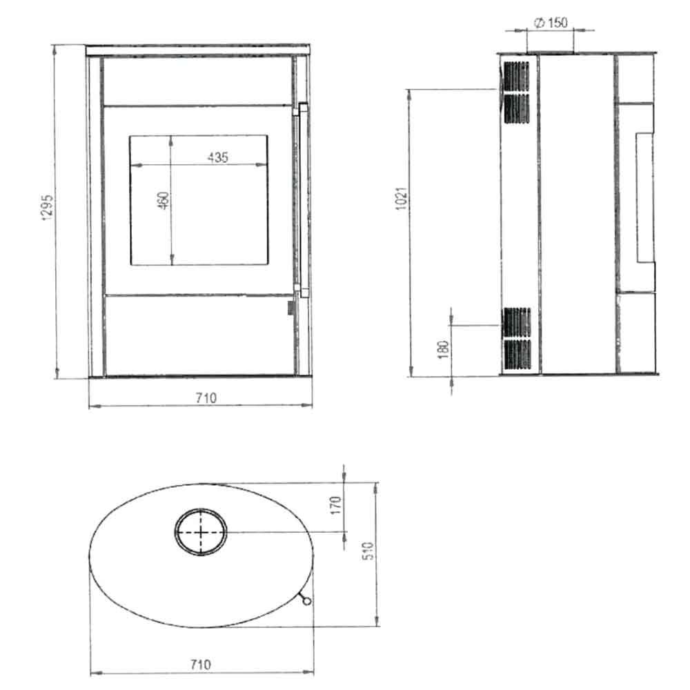 H&M Stove MANGO 2.0 Plus cream white