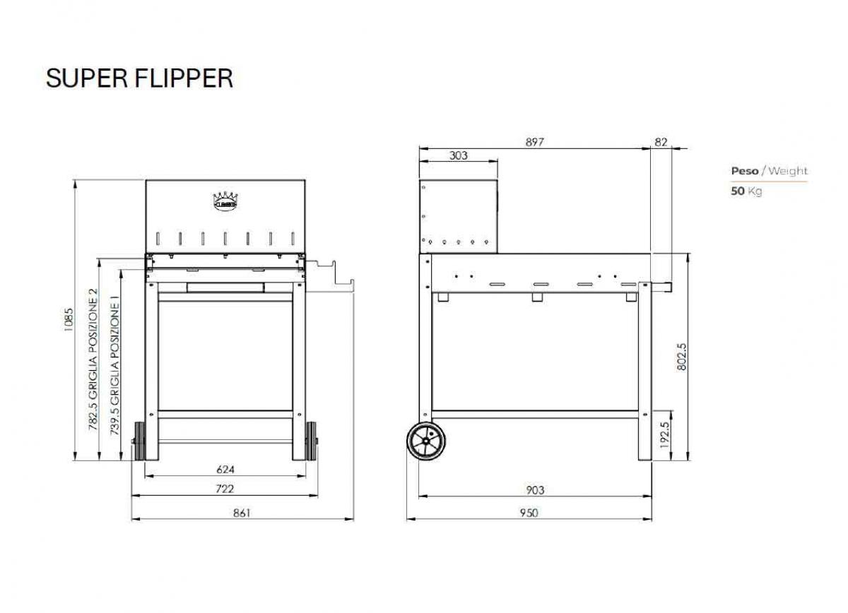 Clementi bbq Super Flipper