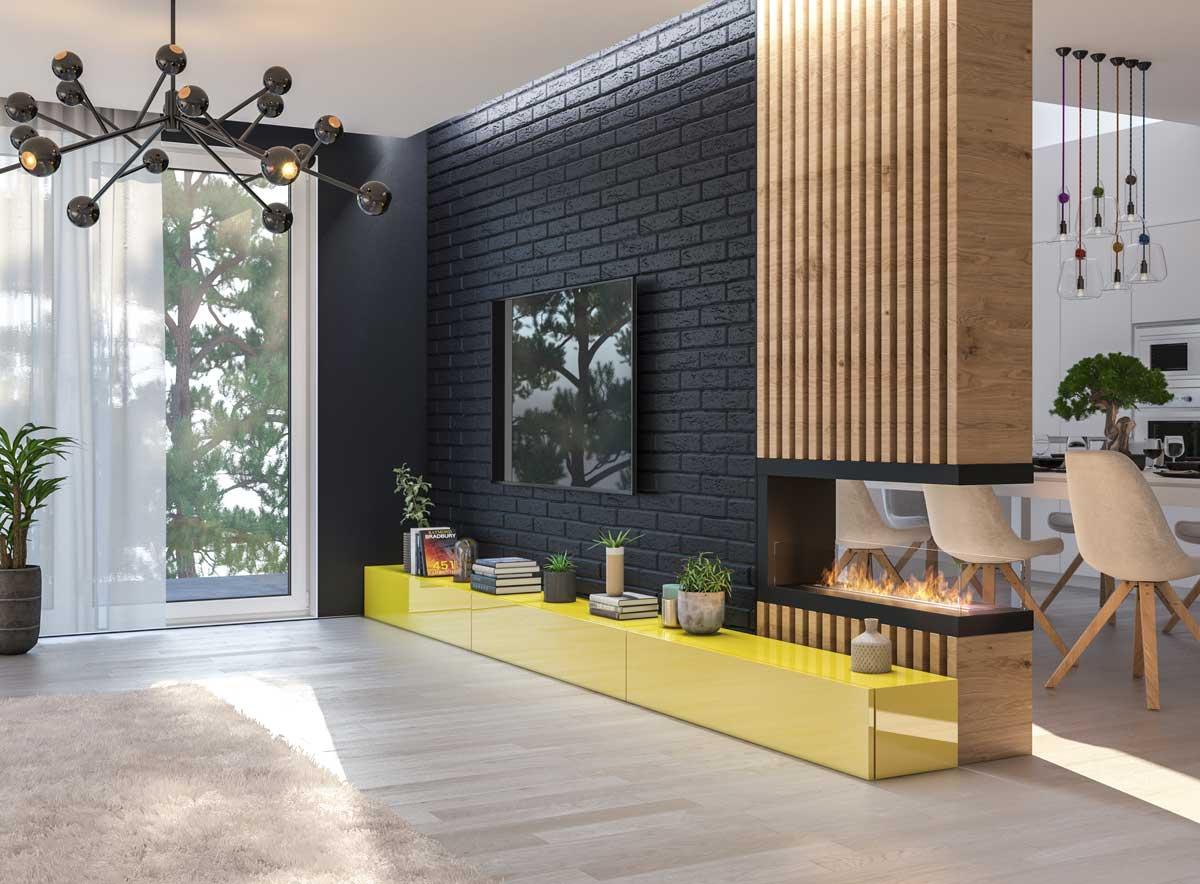 Bioethanol-Einbaukamin Inside U 1000 V2 von Infire