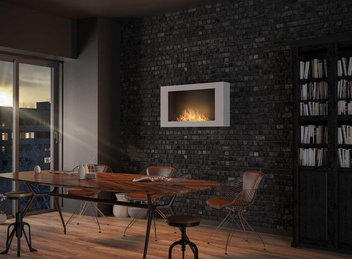 Bioethanol-Wandkamin Murall 1000 von Infire