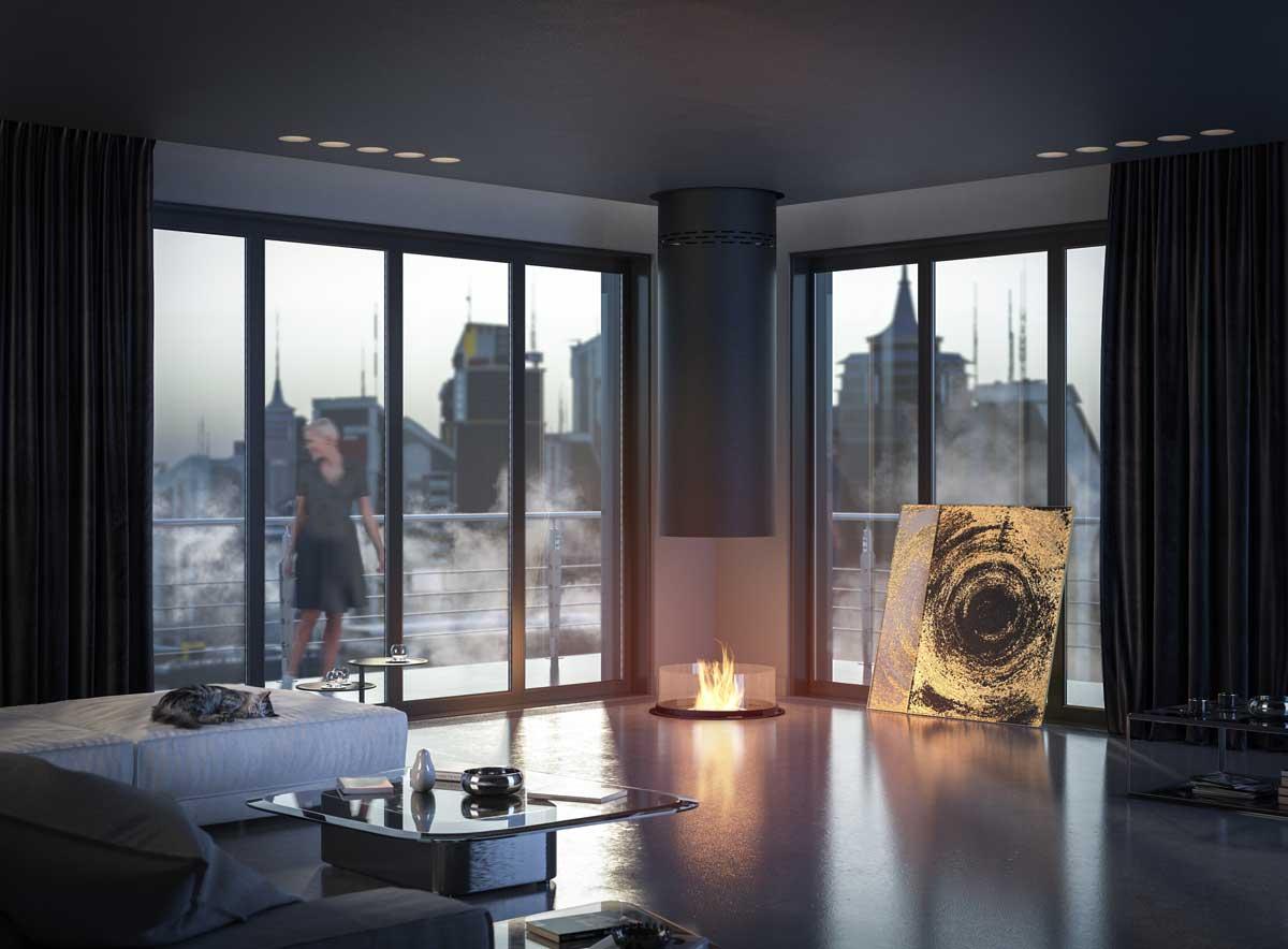 inFire INROUND Bioethanolkamin