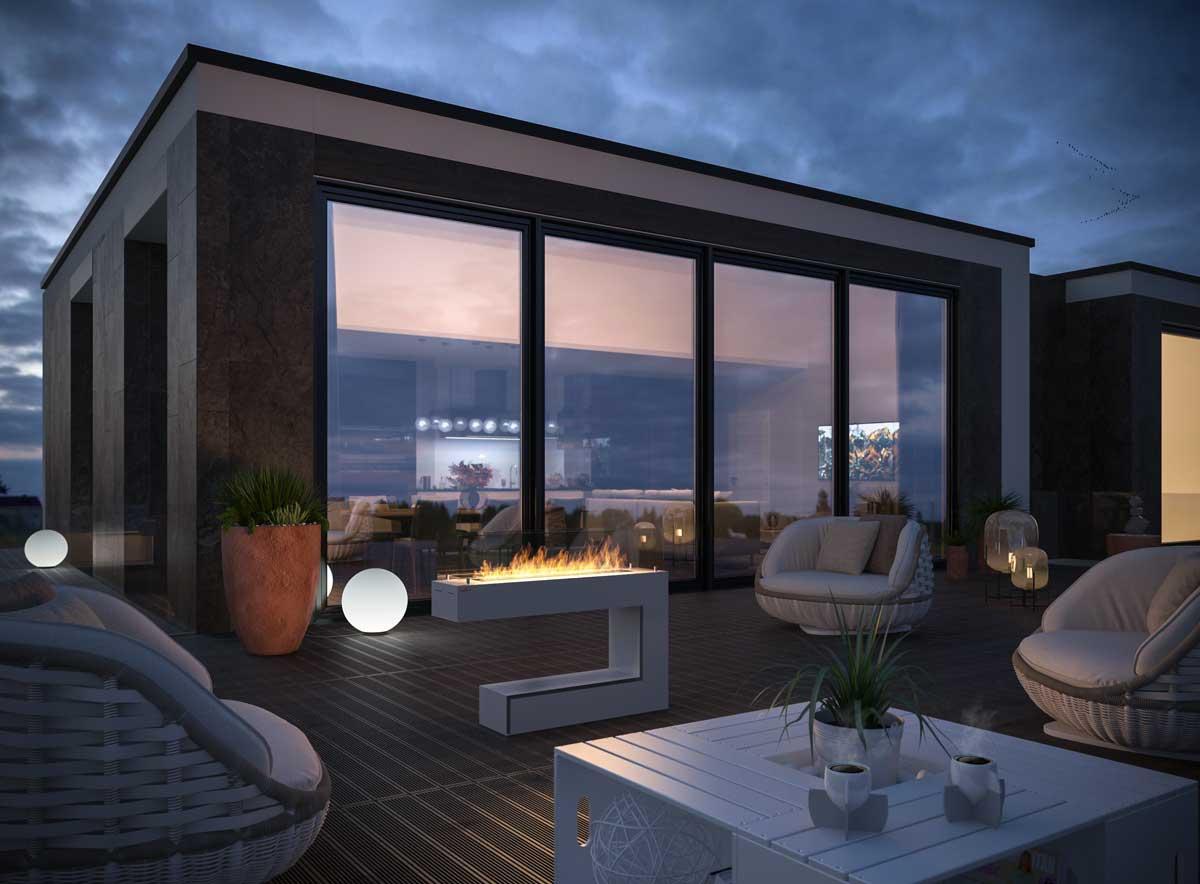 bioethanol fireplace Spectrum from Infire