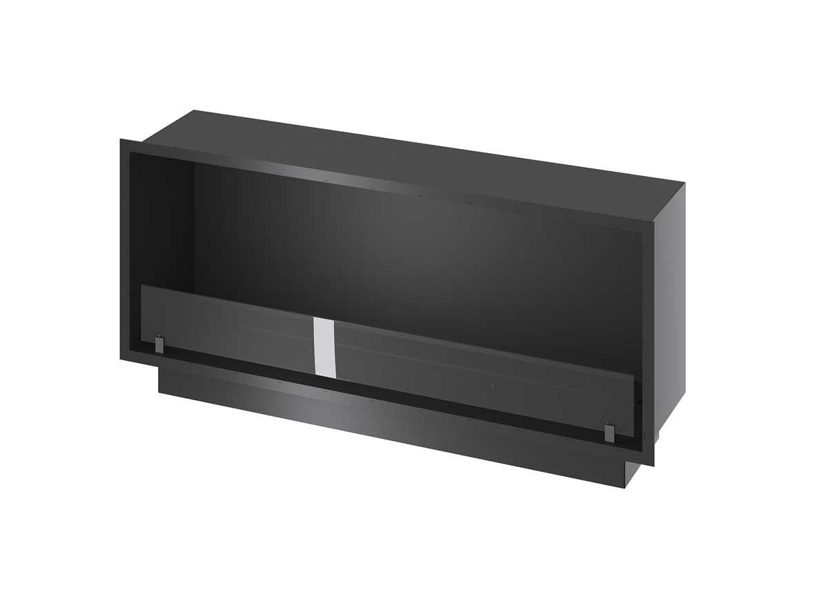 Bioethanol-Einbaukamin Inside Black Slim 1200 von Infire
