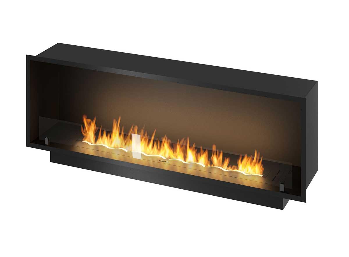Bioethanol-Einbaukamin Inside Black Slim 1500 von Infire