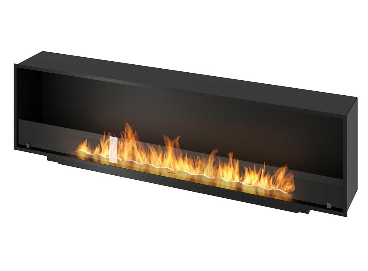Bioethanol-Einbaukamin Inside Black Slim 2000 von Infire