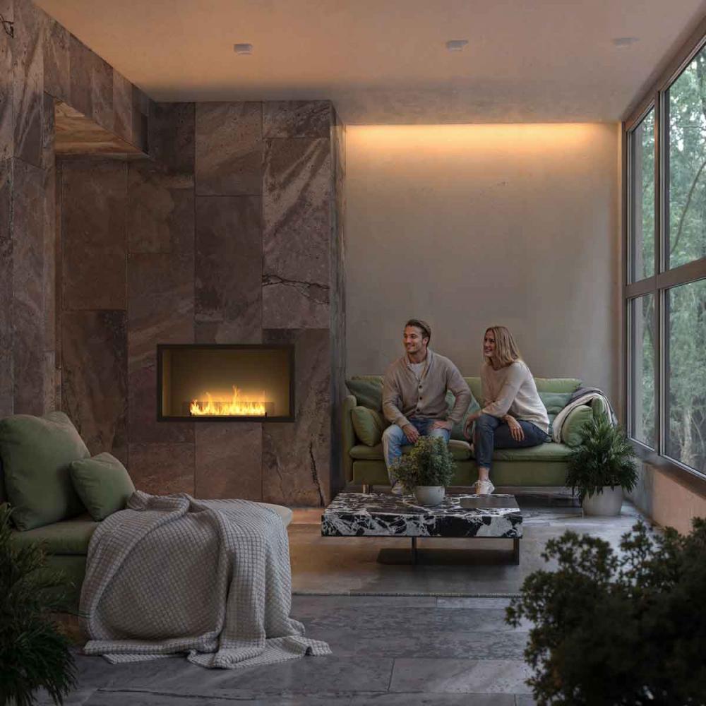 Automatik Bioethanol-Einbaukamin Basic Inside 1000 Etronic von Infire