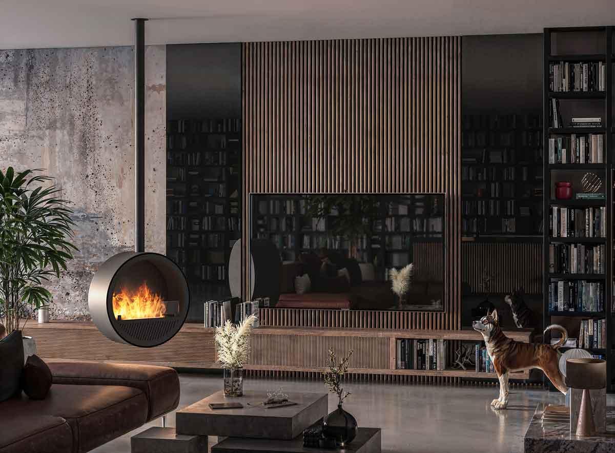 bioethanol fireplace Incyrcle Slim