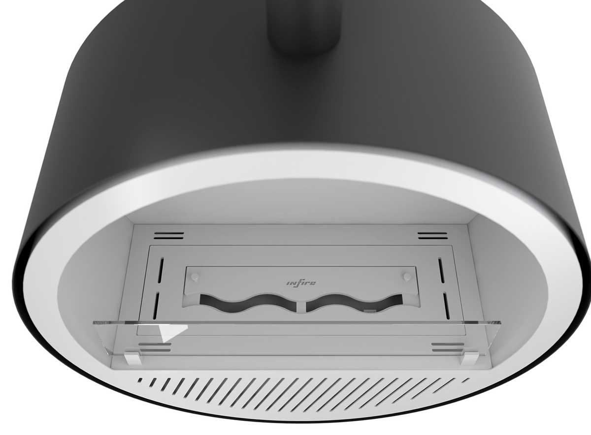 bioethanolkamin Incyrcle Slim Wall von Infire