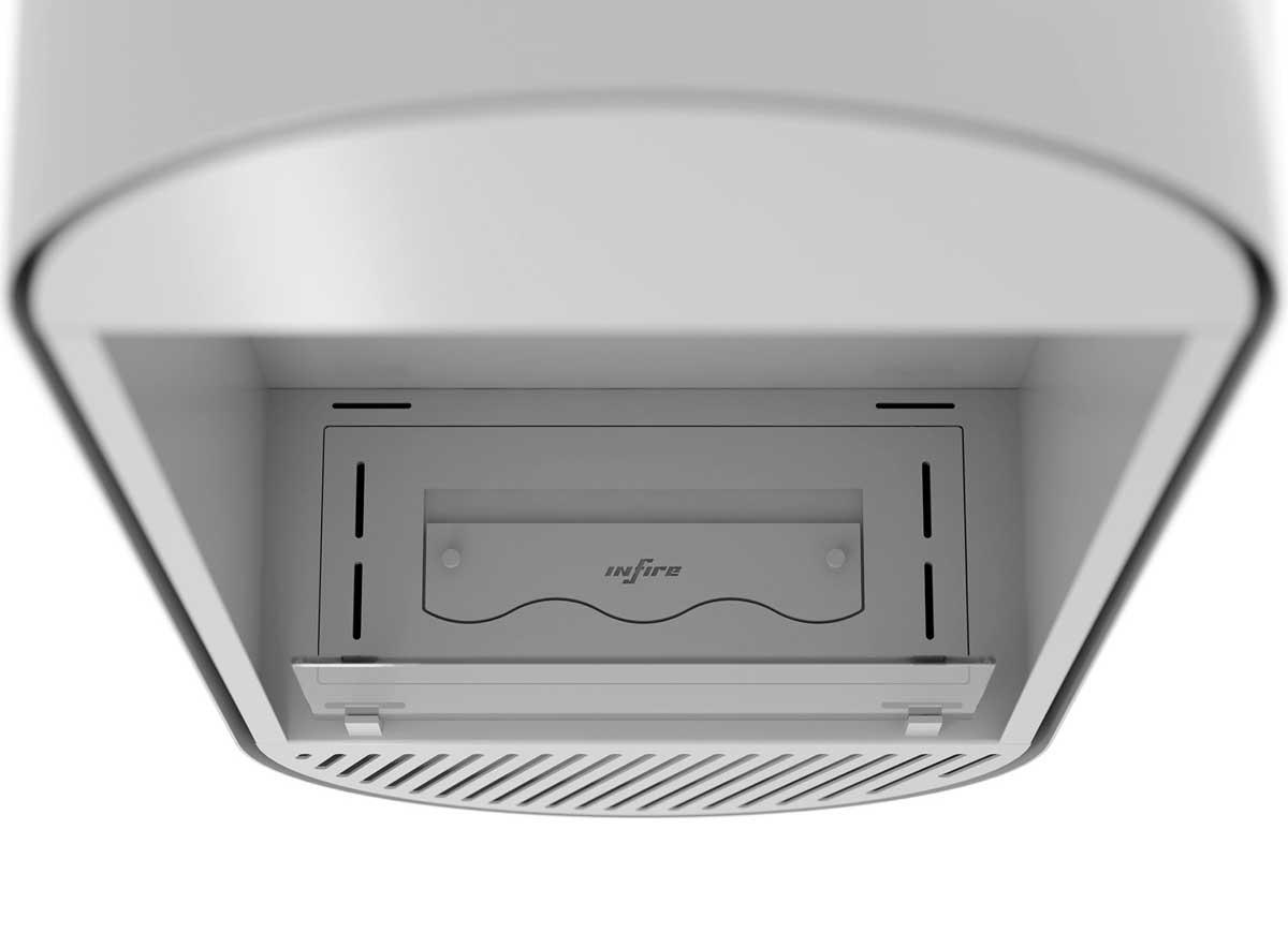 bioethanol fireplace Incyrcle Slim Vert