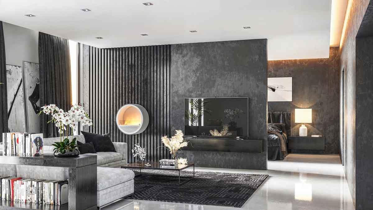 bioethanolkamin Incyrcle Slim Wall von Infire