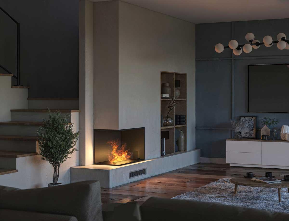 Infire Invapo Corner 800 electric fire