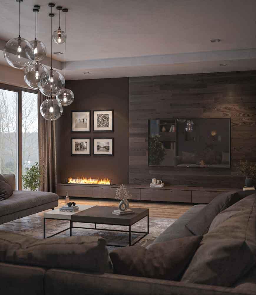 Automatik Bioethanol-Einbaubrenner Burner 1200 Etronic von Infire