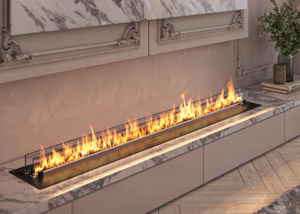 Automatik Bioethanol-Einbaubrenner Burner 1700 Etronic von Infire
