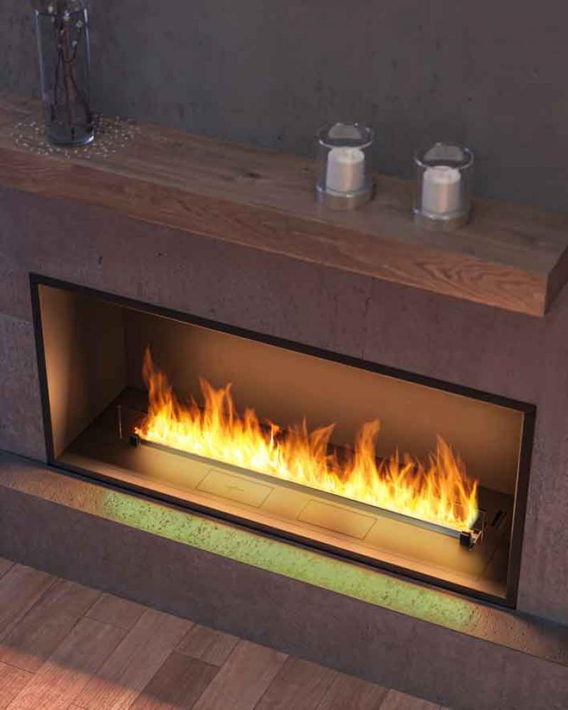 Ethanol built-in fireplace Infire Inside 1200 Etronic