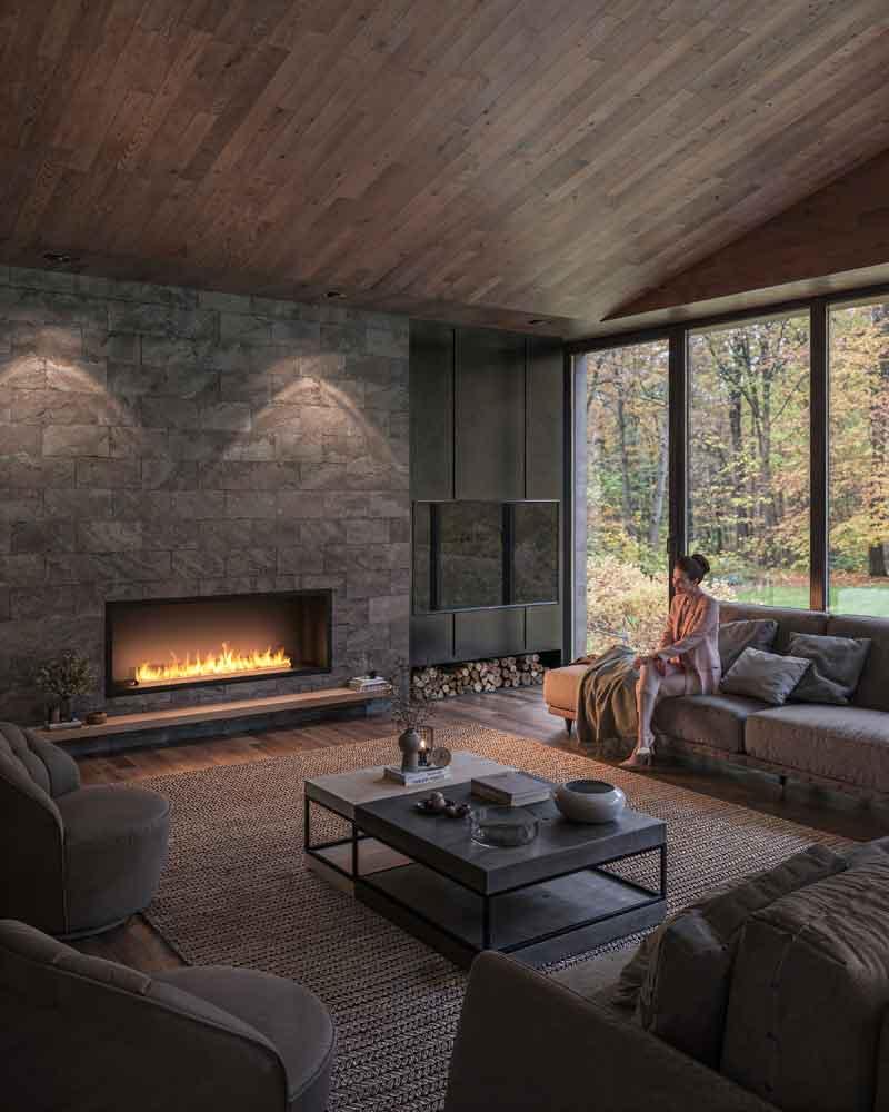 Automatik Bioethanol-Einbaukamin Inside 1500 Etronic von Infire