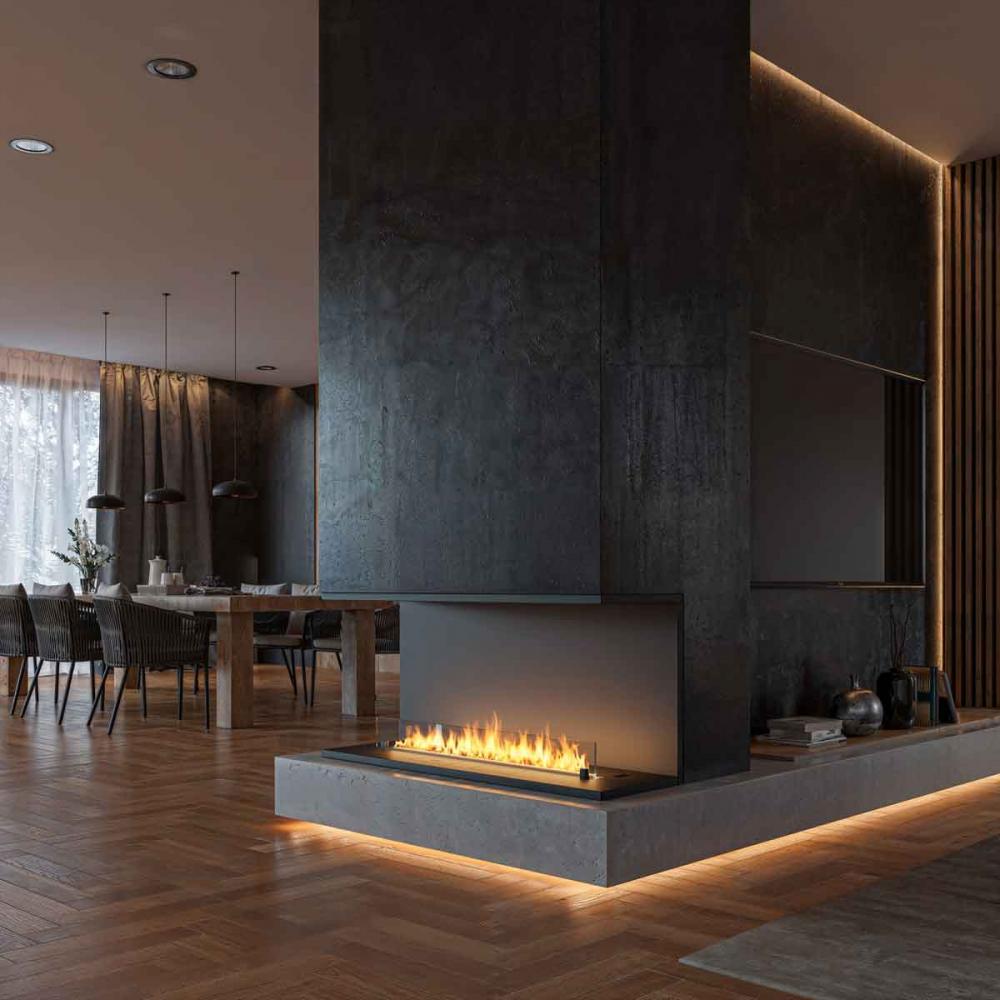 Ethanol built-in fireplace Infire Inside C1200 Etronic