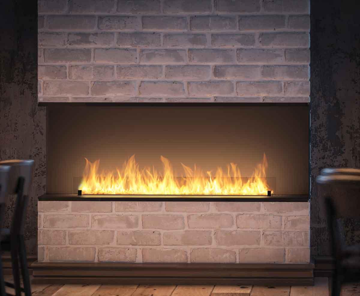 Ethanol built-in fireplace Infire Inside C1500 Etronic