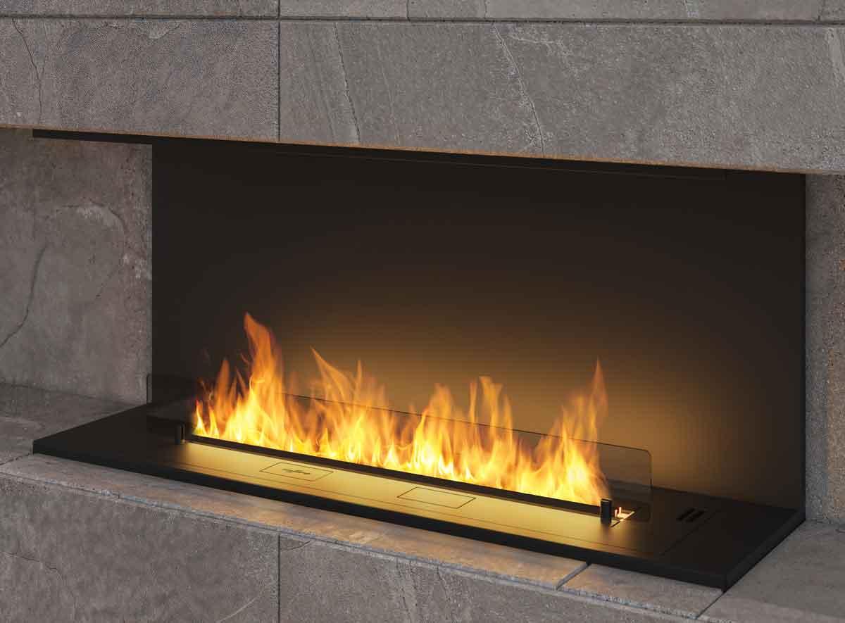 Ethanol built-in fireplace Infire C1200 Basic Etronic
