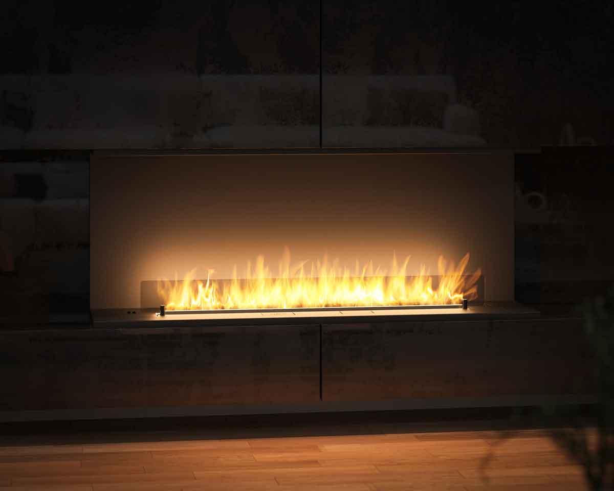 Ethanol built-in fireplace Infire C1400 Basic Etronic