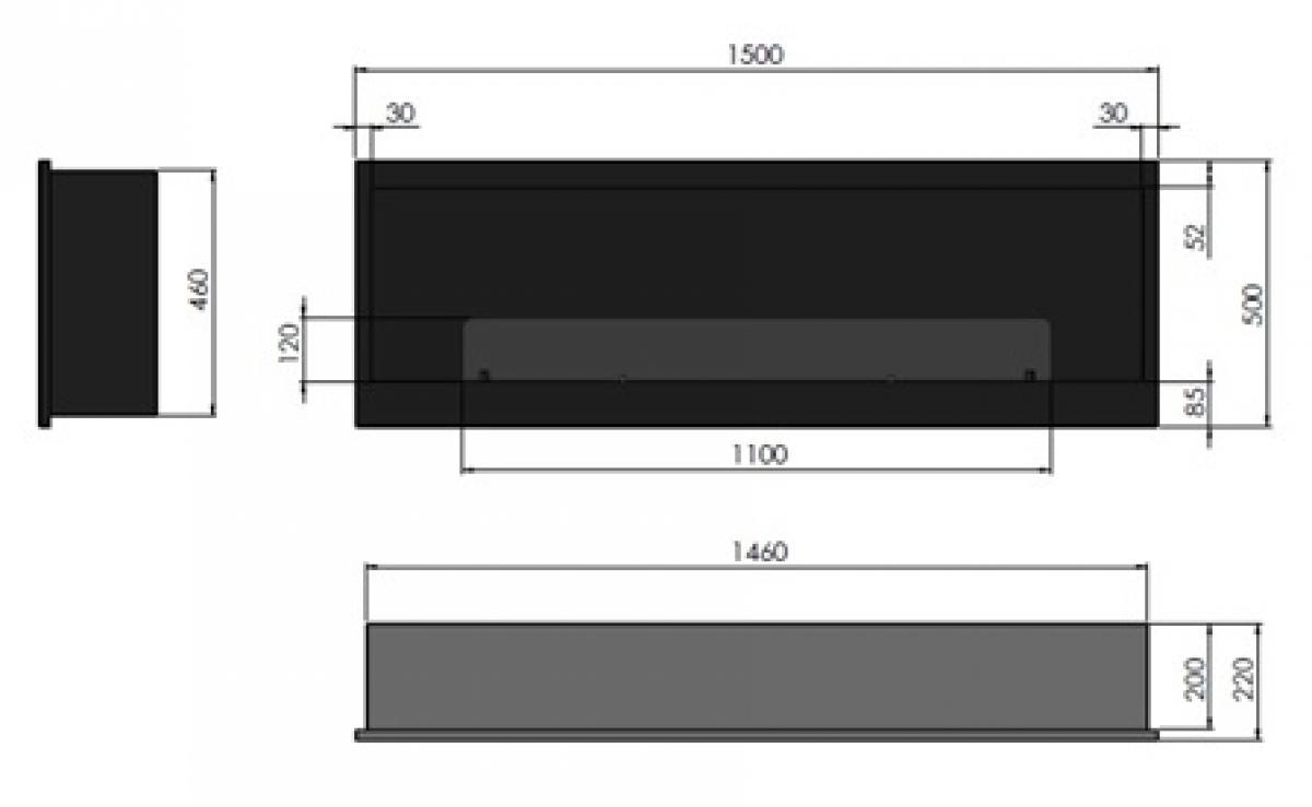Bioethanol fireplace Inside 1500 from Infire