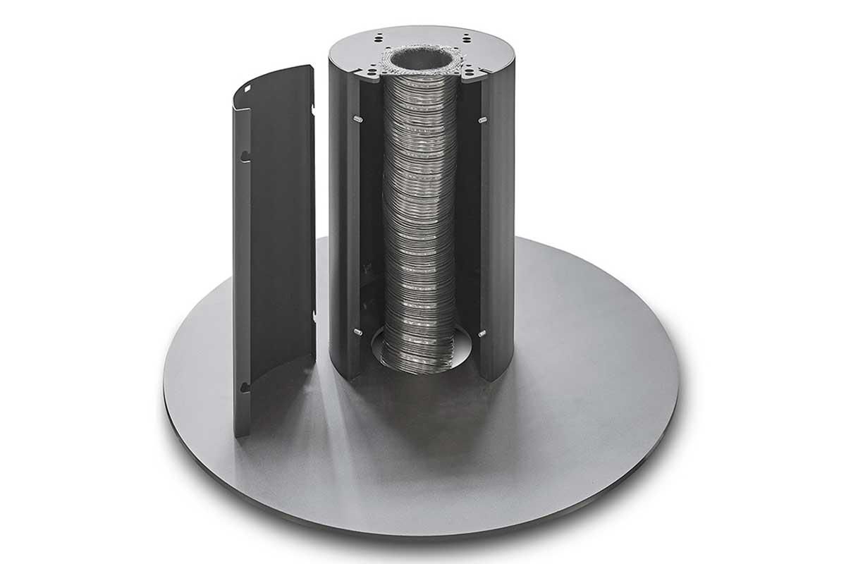 Dik Geurts Kaminofen Oval Front Base