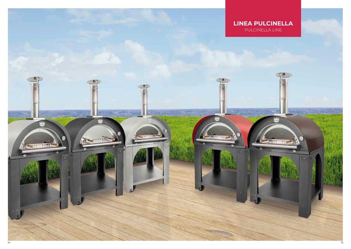 Clementi pizza oven Pulcinella gas
